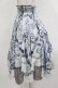 画像2: Ozz oneste / リバーシブルスカート  プリント×レースフリルグレー H-26-03-24-010-OO-SK-KB-ZH (2)