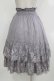 画像7: Ozz oneste / リバーシブルスカート  プリント×レースフリルグレー H-26-03-24-010-OO-SK-KB-ZH (7)