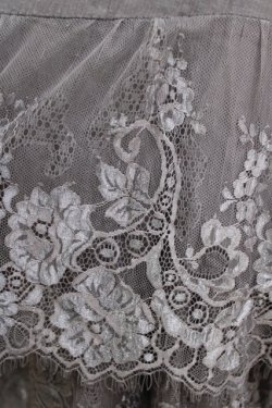 画像8: Ozz oneste / リバーシブルスカート  プリント×レースフリルグレー H-26-03-24-010-OO-SK-KB-ZH