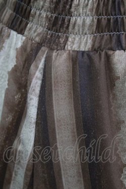 画像5: Ozz oneste / バッスル風プリントスカート  茶 H-26-03-24-011-OO-SK-KB-ZH