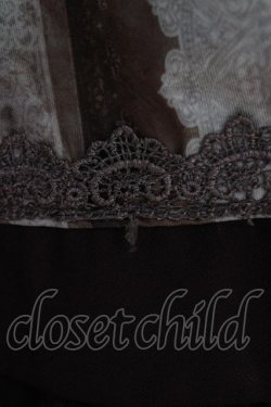 画像6: Ozz oneste / バッスル風プリントスカート  茶 H-26-03-24-011-OO-SK-KB-ZH