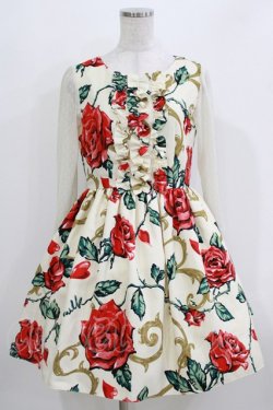 画像1: MILK / ロージーローズドレス  レッドローズ H-26-03-24-002-ML-OP-KB-ZH