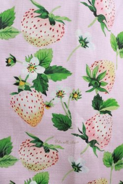 画像4: Perla nell' ostrica / いちごプリントキャンディボタンワンピース  ピンク H-26-03-24-015-EL-OP-KB-ZH