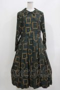 Jane Marple / Eternal Framesデイドレス  ダークグリーン H-26-03-24-016-JM-OP-KB-ZH