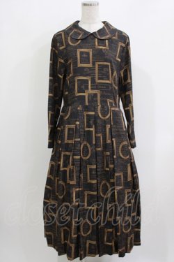 画像1: Jane Marple / Eternal Framesデイドレス  チャコールグレー H-26-03-24-017-JM-OP-KB-ZH