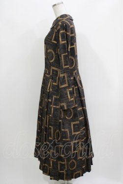 画像2: Jane Marple / Eternal Framesデイドレス  チャコールグレー H-26-03-24-017-JM-OP-KB-ZH