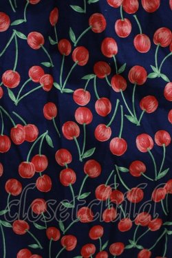 画像4: Jane Marple Dans Le Salon / Falling cherriesダブルリボンドレス  ネイビー H-26-03-24-018-JM-OP-KB-ZH