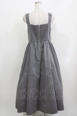 画像3: Candy Stripper / BACK SHIRRINGワンピース  グレー H-26-03-24-020-PU-OP-KB-ZH
