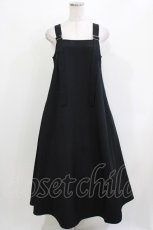 画像1: Candy Stripper / BELT STRAP JUMPER SKIRT S ブラック H-26-03-24-021-PU-OP-KB-ZH (1)