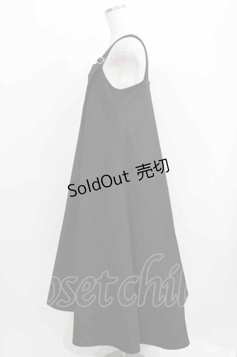 画像2: Candy Stripper / BELT STRAP JUMPER SKIRT S ブラック H-26-03-24-021-PU-OP-KB-ZH (2)