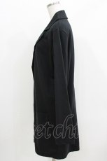 画像2: NieR Clothing / バックプリントロングカットジャケット  黒 H-26-03-25-027-PU-JA-KB-ZH (2)
