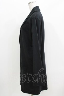 画像2: NieR Clothing / バックプリントロングカットジャケット  黒 H-26-03-25-027-PU-JA-KB-ZH