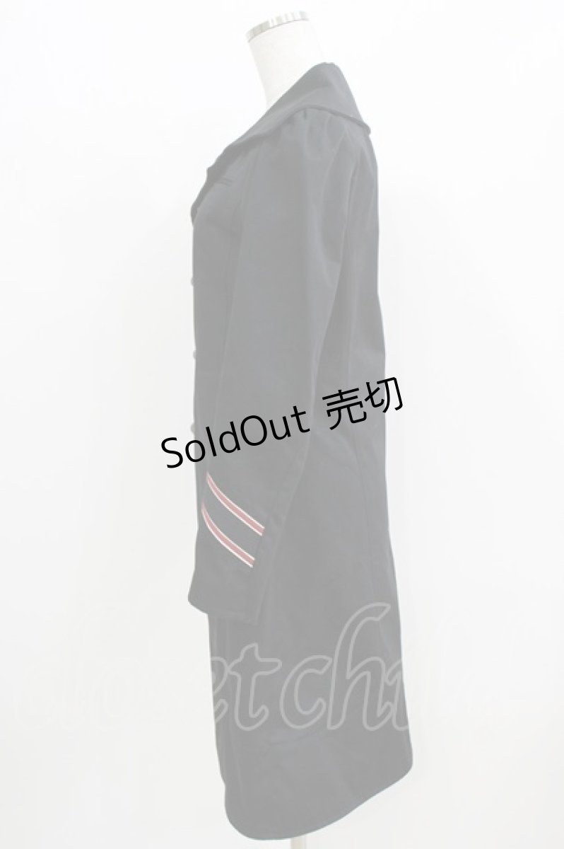 画像2: ZOESTYLES / ドラキュラ番長ロングジャケット  ブラック H-26-03-25-028-GO-JA-KB-ZH (2)