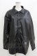画像1: NieR Clothing / フェイクレザージャケット  黒 H-26-03-25-029-PU-JA-KB-ZH (1)