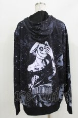 画像3: NieR Clothing / 総柄ZIPパーカー F 黒 H-26-03-25-034-PU-TO-KB-ZH (3)
