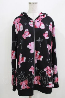 画像1: TRAVAS TOKYO / Myriad of bears ZIP Hoodie  ブラック H-26-03-25-036-0-TO-KB-ZH