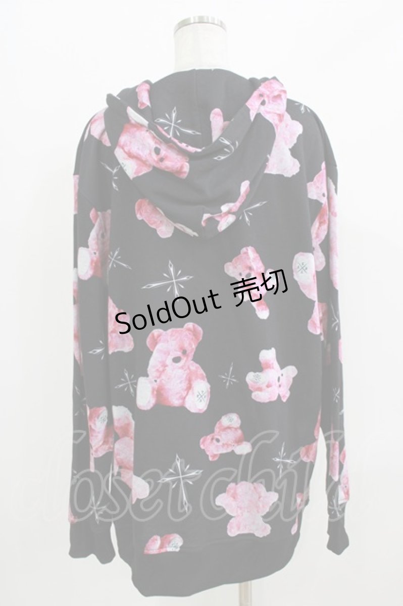 画像3: TRAVAS TOKYO / Myriad of bears ZIP Hoodie  ブラック H-26-03-25-036-0-TO-KB-ZH (3)