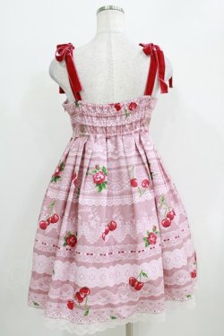 画像3: MILK / デコレーションLaceジャンパースカート  ピンクレース H-26-03-25-004-ML-OP-KB-ZH