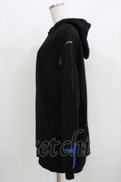 画像2: NieR Clothing / オフショルプルパーカー  黒 H-26-03-25-038-PU-TO-KB-ZH