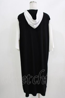 画像3: SEX POT ReVeNGe / チェーンフードBIGパーカー  白×黒 H-26-03-25-039-SP-TO-KB-ZH