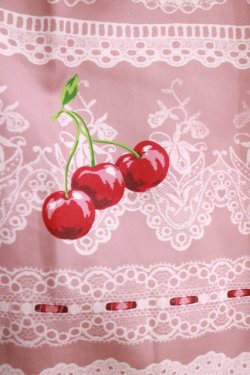 画像4: MILK / デコレーションLaceジャンパースカート  ピンクレース H-26-03-25-004-ML-OP-KB-ZH