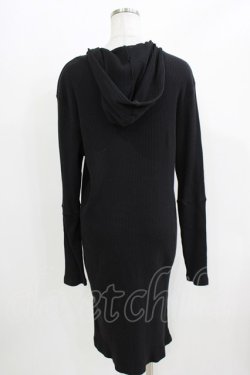 画像3: NieR Clothing / リブロングパーカー  ブラック H-26-03-25-044-PU-TO-KB-ZH