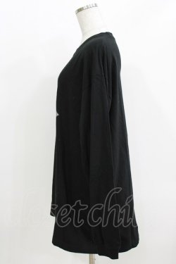 画像2: NieR Clothing / プリントLONG CUTSEW XL ブラック/がおまる H-26-03-25-046-PU-TO-KB-ZH