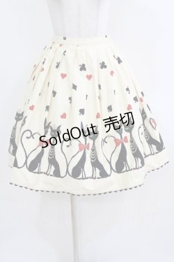 画像1: Emily Temple cute / トランプネコスカート  キナリ H-26-03-25-005-ET-SK-KB-ZH