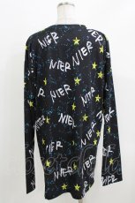 画像3: NieR Clothing / プリントトップス  スターロゴ H-26-03-25-047-PU-BL-KB-ZH (3)