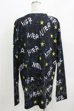 画像3: NieR Clothing / プリントトップス  スターロゴ H-26-03-25-047-PU-BL-KB-ZH