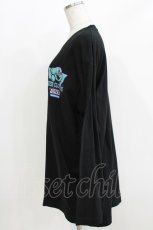 画像2: NieR Clothing / ONE君ポイントロングカットソー  黒 H-26-03-25-048-PU-TO-KB-ZH (2)