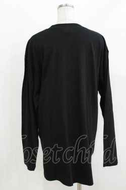 画像3: NieR Clothing / ONE君ポイントロングカットソー  黒 H-26-03-25-048-PU-TO-KB-ZH