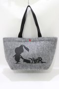 NieR Clothing / バッグインバッグ付バッグ  グレー H-26-03-25-050-PU-BG-KB-ZH