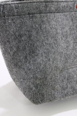 画像6: NieR Clothing / バッグインバッグ付バッグ  グレー H-26-03-25-050-PU-BG-KB-ZH