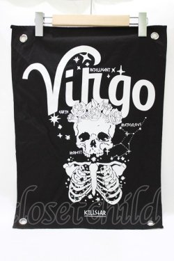 画像1: KILL STAR / VIRGO MINI TAPESTRY  黒 H-26-03-25-052-SL-ZA-KB-ZH