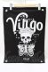 画像1: KILL STAR / VIRGO MINI TAPESTRY  黒 H-26-03-25-052-SL-ZA-KB-ZH (1)