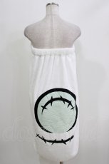 画像2: NieR Clothing / ターバン付き巻くバスタオル  白 H-26-03-25-054-PU-ZA-KB-ZH (2)