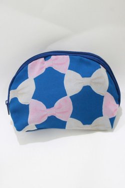 画像2: Emily Temple cute / フィフィリボンポーチ  ブルー H-26-03-25-063-ET-ZA-KB-ZH