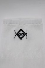画像2: REFLEM / ロゴ刺繍サマールーズレッグウォーマー FREE 白 H-26-03-25-072-PU-ZA-KB-ZH (2)
