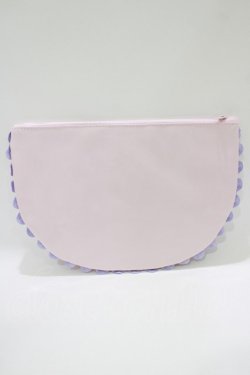 画像2: MILK / ラウンドポーチ  ピンク H-26-03-25-078-ML-ZA-KB-ZH