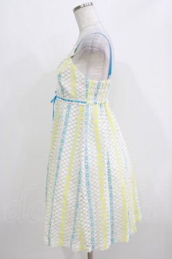 画像2: Emily Temple cute / フラワーレースノースリーブワンピース  オフ H-26-03-25-009-ET-OP-KB-ZH