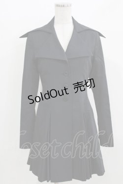 画像1: ATELIER BOZ / 立ち襟ジャケット  ブラック H-26-03-25-012-EL-JA-KB-ZH