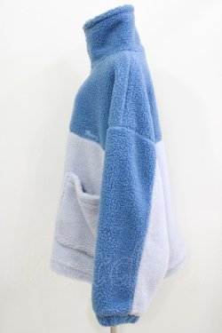 画像2: Whinny / もこもこパラダイスアウター  サックス H-26-03-25-016-PU-CO-KB-ZH