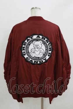 画像3: Candy Stripper / GREAT ABSURD CANDY MA-1  ボルドー H-26-03-25-018-PU-JA-KB-ZH