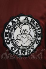画像4: Candy Stripper / GREAT ABSURD CANDY MA-1  ボルドー H-26-03-25-018-PU-JA-KB-ZTC077 (4)