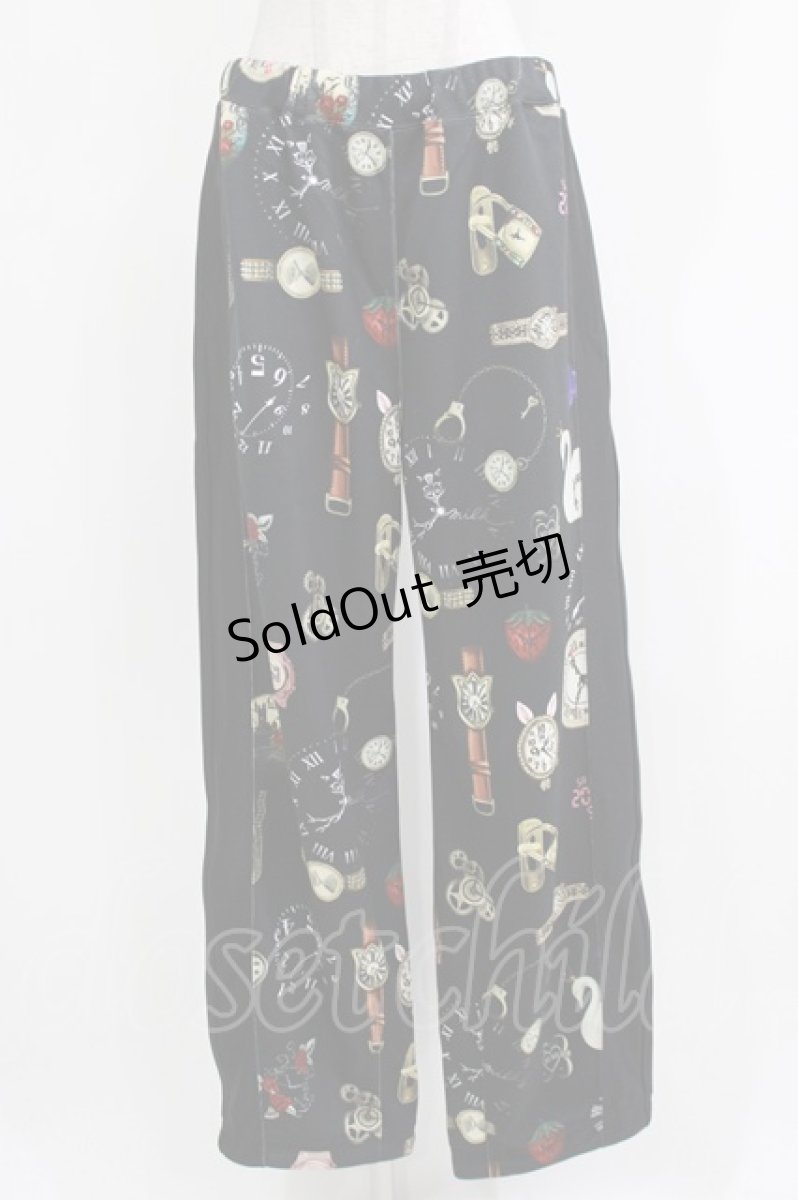 画像1: MILKBOY / MYSTERY TIME SWEAT PANTS  ブラック H-26-03-25-023-MB-PA-KB-ZH (1)