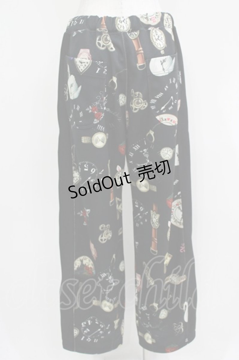 画像3: MILKBOY / MYSTERY TIME SWEAT PANTS  ブラック H-26-03-25-023-MB-PA-KB-ZH (3)
