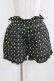 画像1: Candy Stripper / TINY ROSE QUILTING SHORTS 2 ブラック H-26-03-25-024-PU-PA-KB-ZH (1)