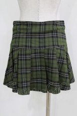 画像3: KILL STAR / Dark Canopy Pleated Skirt S グリーン H-26-03-25-025-SL-SK-KB-ZH (3)