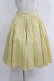 画像1: Jane Marple Dans Le Salon / コットンギャザースカート  イエロー H-26-03-27-023-JM-SK-KB-ZH (1)